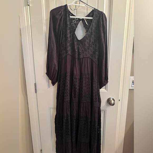 Free people black dress size medium worn once - Picture 1 of 2
